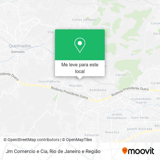 Jm Comercio e Cia mapa