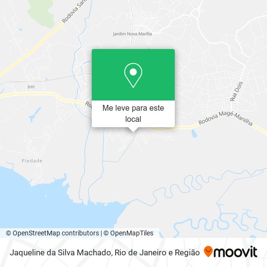 Jaqueline da Silva Machado mapa