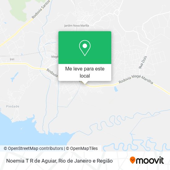 Noemia T R de Aguiar mapa