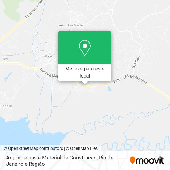 Argon Telhas e Material de Construcao mapa