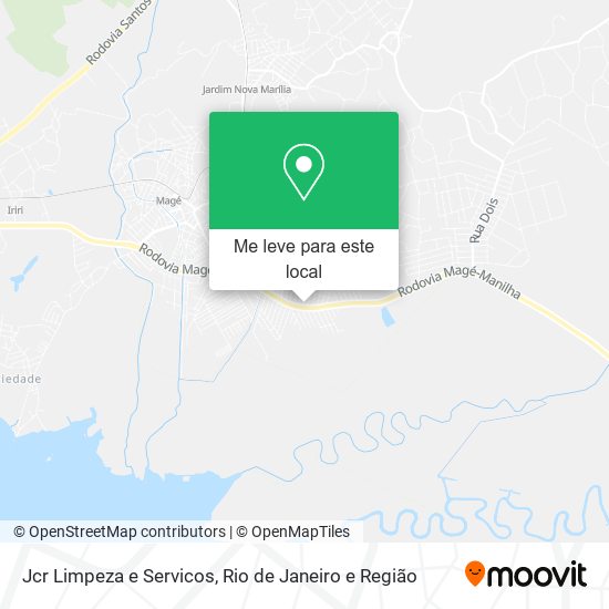 Jcr Limpeza e Servicos mapa
