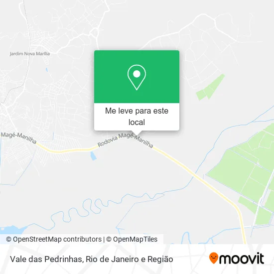 Vale das Pedrinhas mapa