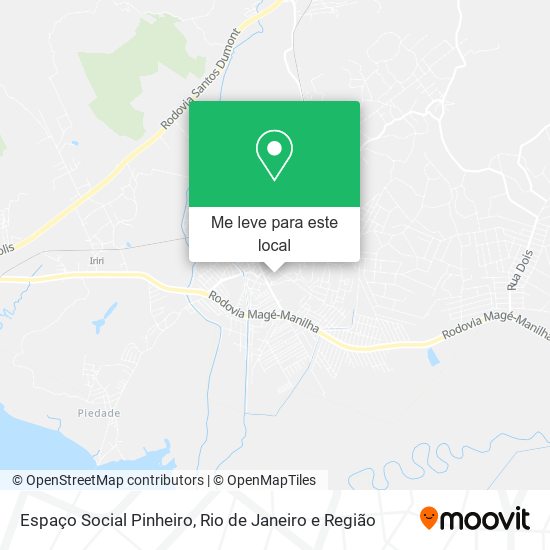 Espaço Social Pinheiro mapa