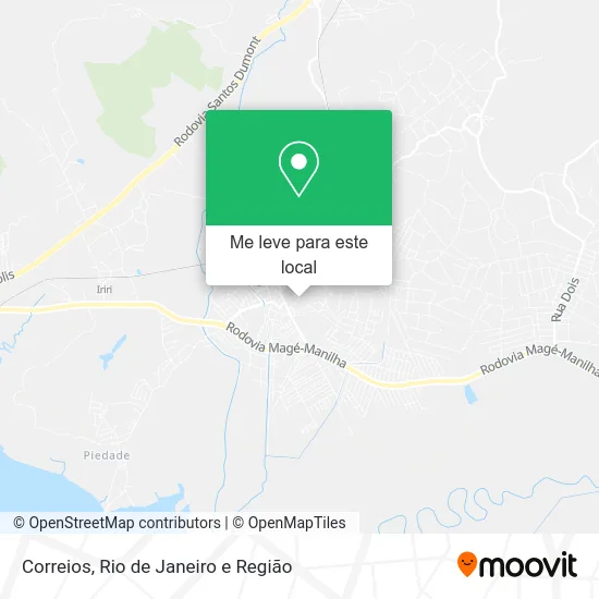 Correios mapa