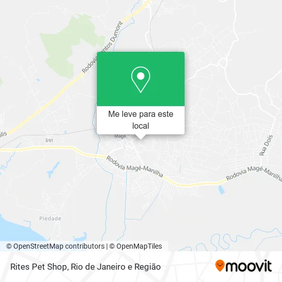 Rites Pet Shop mapa