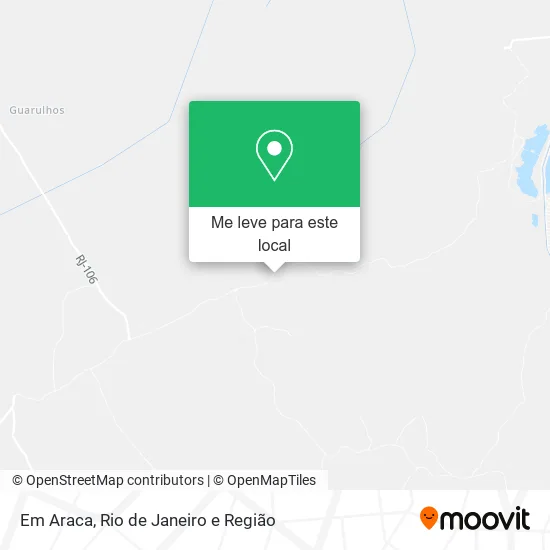 Em Araca mapa
