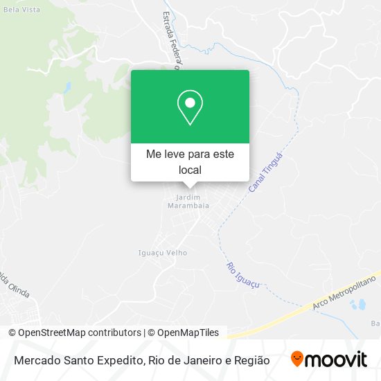 Mercado Santo Expedito mapa