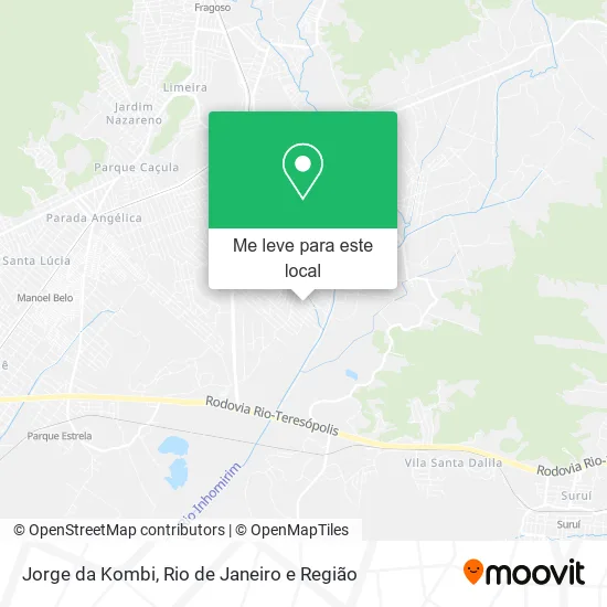 Jorge da Kombi mapa