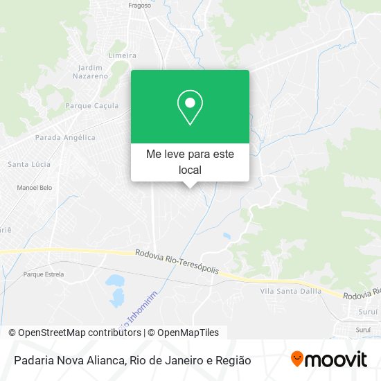 Padaria Nova Alianca mapa