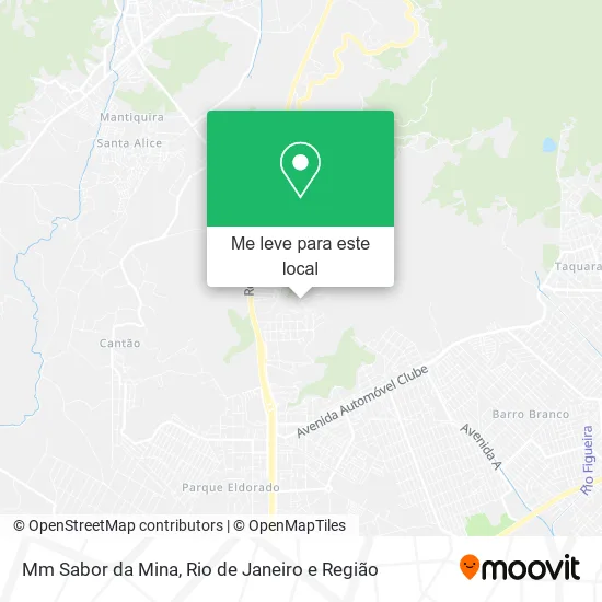 Mm Sabor da Mina mapa