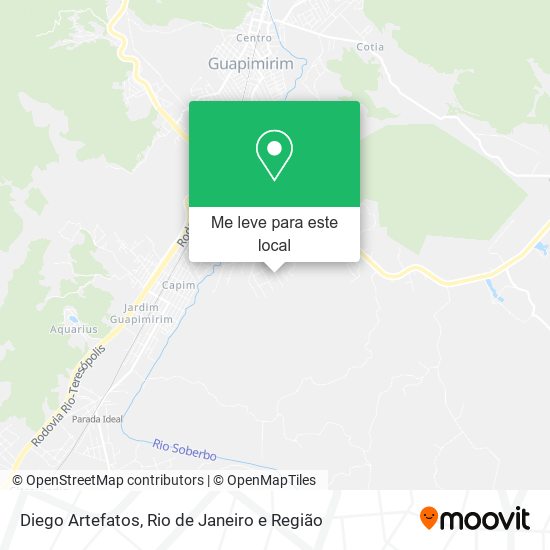 Diego Artefatos mapa