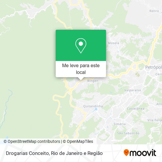 Drogarias Conceito mapa