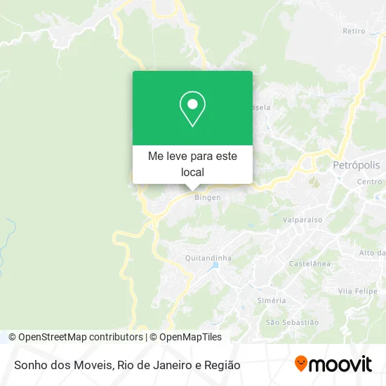 Sonho dos Moveis mapa