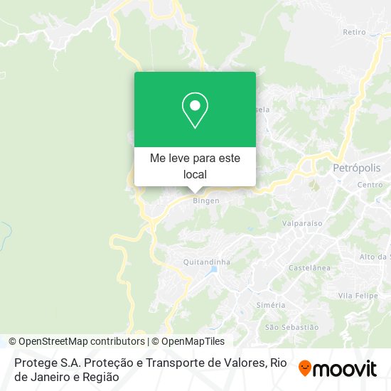 Protege S.A. Proteção e Transporte de Valores mapa