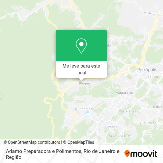 Adamo Preparadora e Polimentos mapa