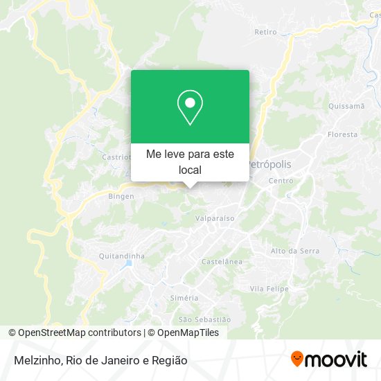 Melzinho mapa