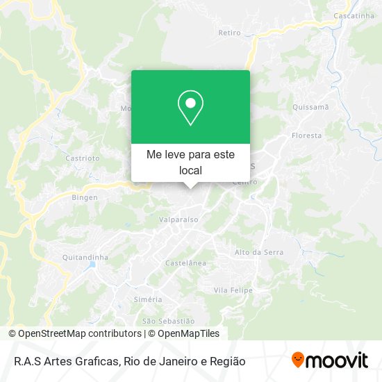 R.A.S Artes Graficas mapa