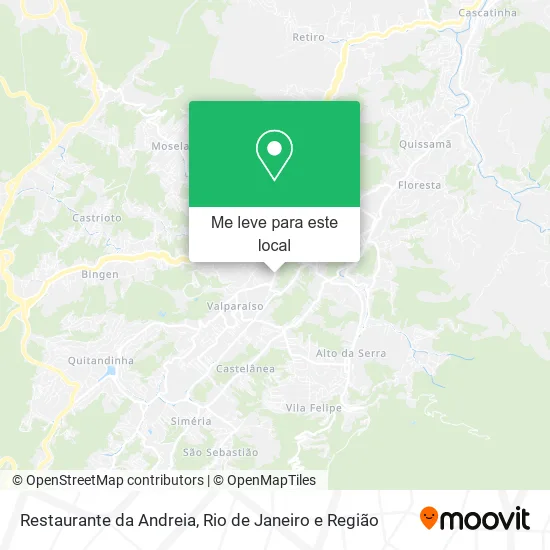 Restaurante da Andreia mapa