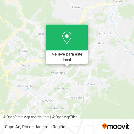 Caps Ad mapa