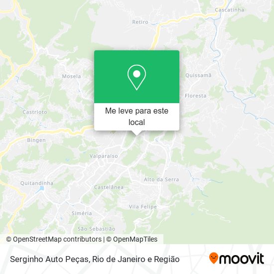 Serginho Auto Peças mapa