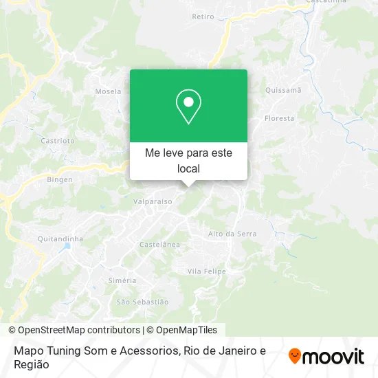 Mapo Tuning Som e Acessorios mapa