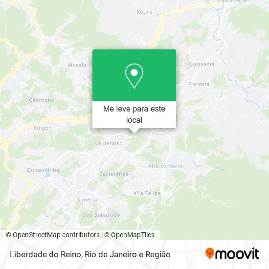 Liberdade do Reino mapa