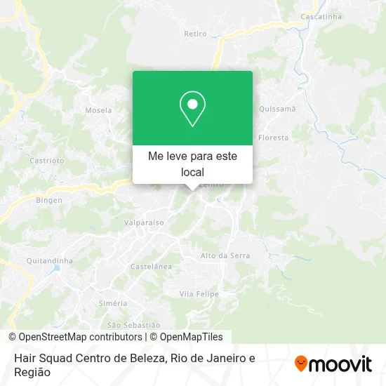 Hair Squad Centro de Beleza mapa