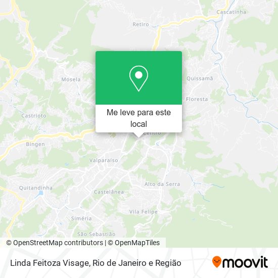 Linda Feitoza Visage mapa