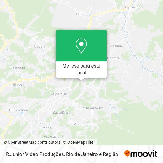 R.Junior Video Produções mapa