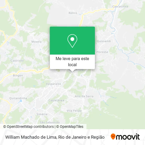 William Machado de Lima mapa