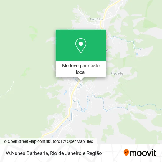 W.Nunes Barbearia mapa