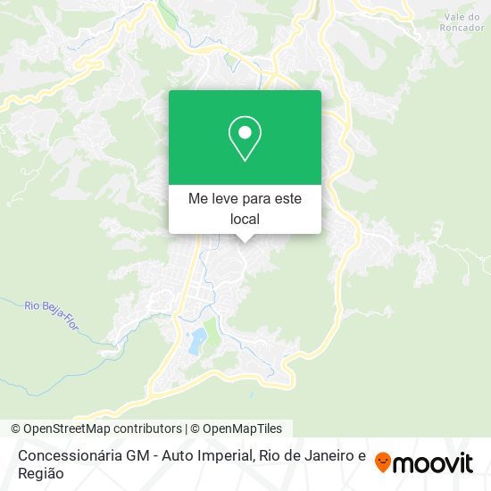 Concessionária GM - Auto Imperial mapa
