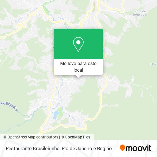 Restaurante Brasileirinho mapa