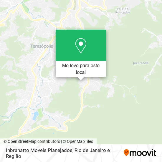 Inbranatto Moveis Planejados mapa