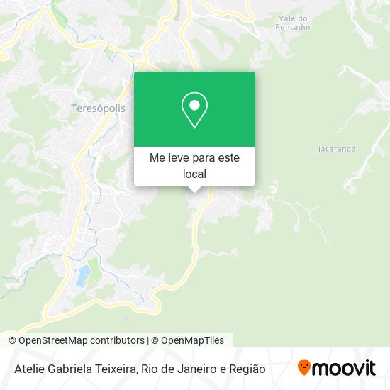 Atelie Gabriela Teixeira mapa