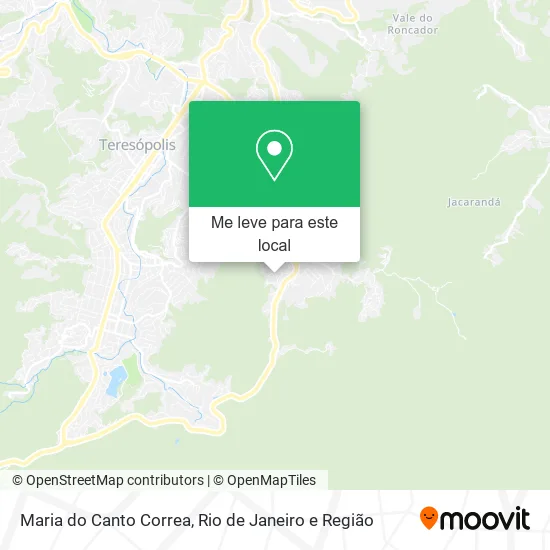 Maria do Canto Correa mapa