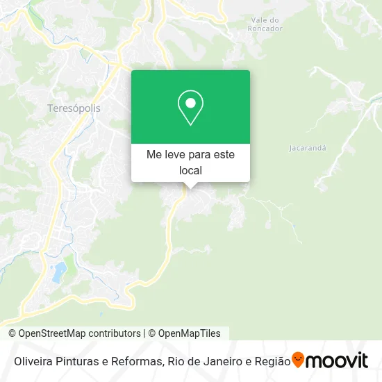 Oliveira Pinturas e Reformas mapa