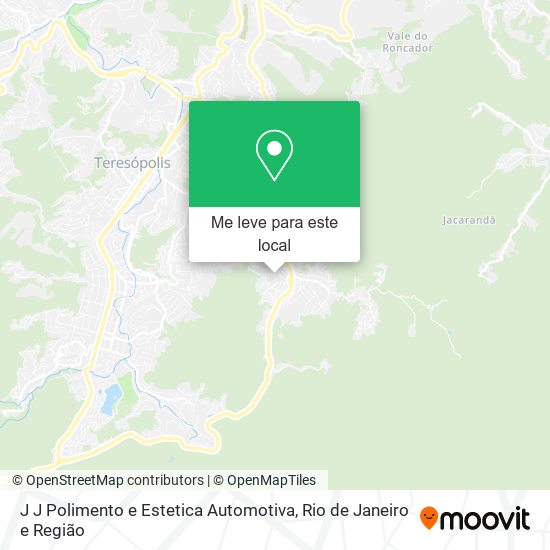J J Polimento e Estetica Automotiva mapa