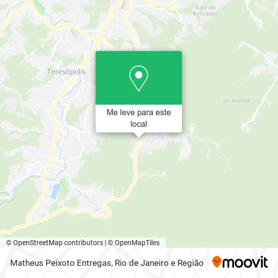 Matheus Peixoto Entregas mapa