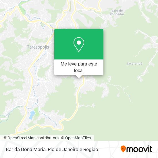 Bar da Dona Maria mapa