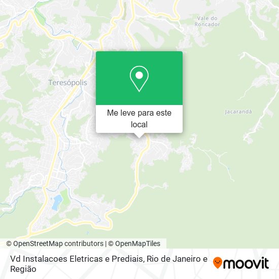 Vd Instalacoes Eletricas e Prediais mapa