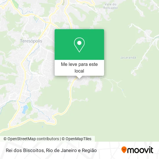 Rei dos Biscoitos mapa
