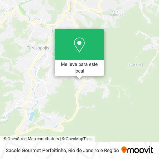 Sacole Gourmet Perfeitinho mapa