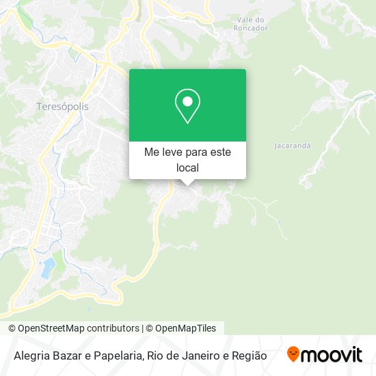 Alegria Bazar e Papelaria mapa