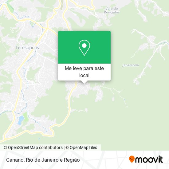 Canano mapa