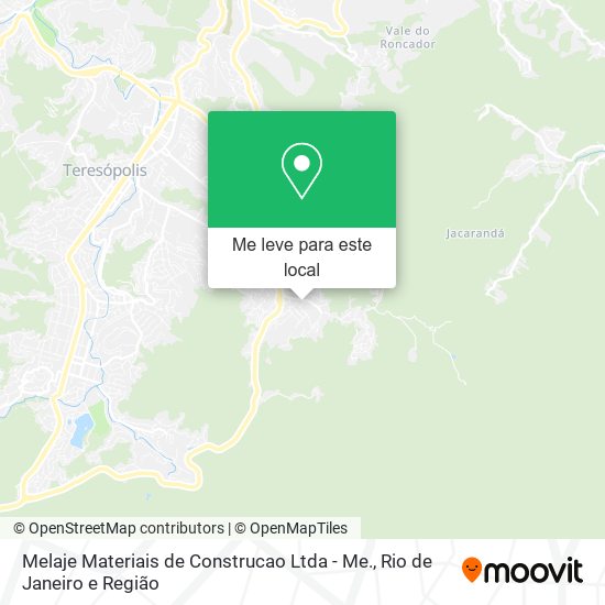 Melaje Materiais de Construcao Ltda - Me. mapa