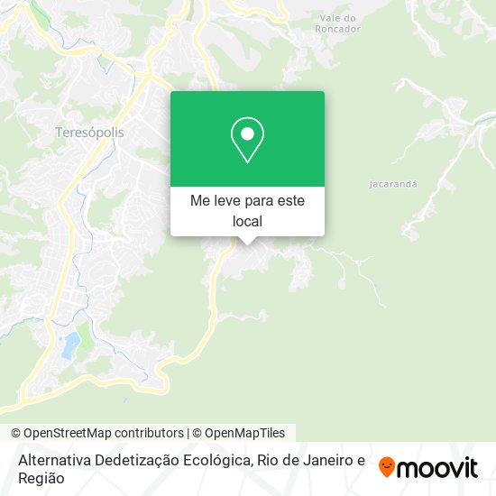 Alternativa Dedetização Ecológica mapa