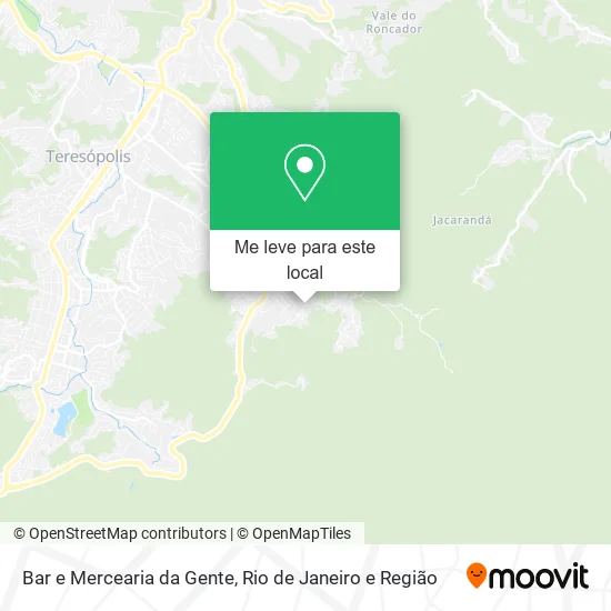 Bar e Mercearia da Gente mapa