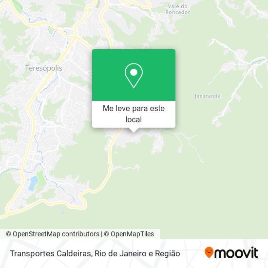 Transportes Caldeiras mapa