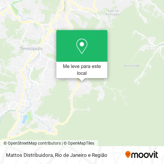 Mattos Distribuidora mapa